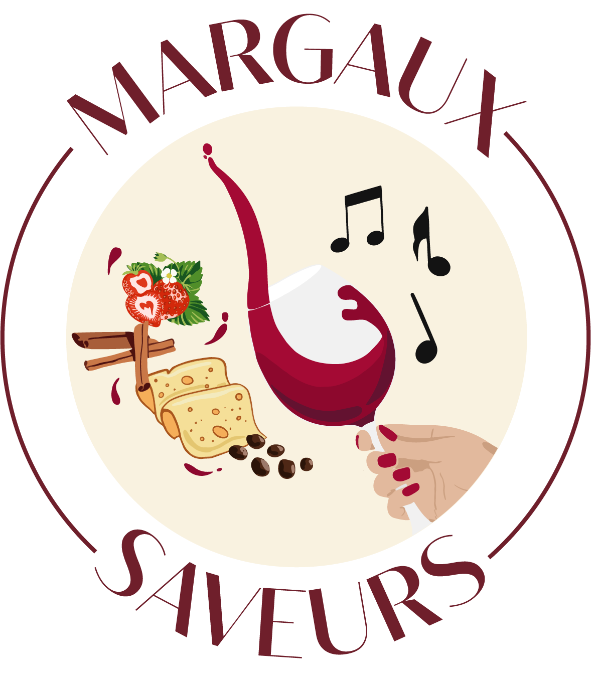 Logo MS - Bordeaux Edition 2022 Margaux saveurs